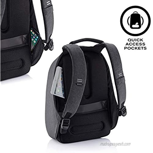 XD Design Bobby Hero XL 17 Anti-Theft Backpack Black USB (Unisex Bag)