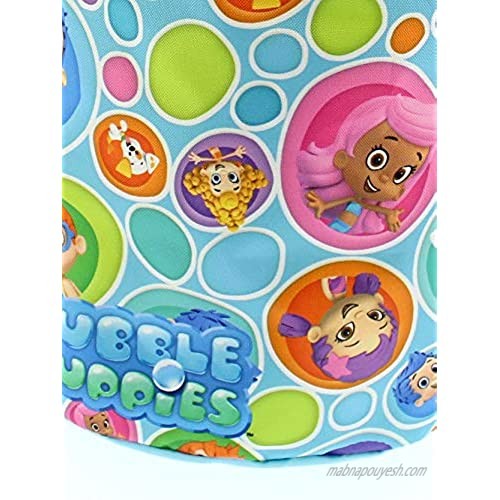 Bubble Guppies Boys Girls Collapsible Nylon Halloween Bucket Toy Storage Tote Bag (One Size Blue)
