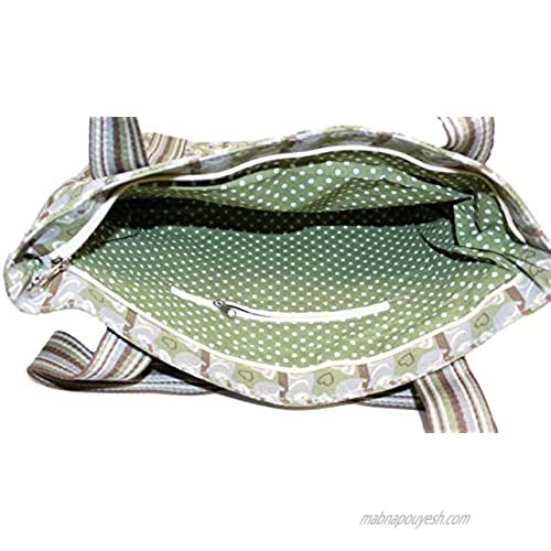Bungalow 360 Vegan Striped Tote Bag