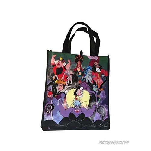 Disney Villains Maleficent Ursula the Witch Cruella Deville Snow White Sleeping Beauty Hades Captain Hook Queen of Hearts and Jafar Large Reusable Tote Bag …