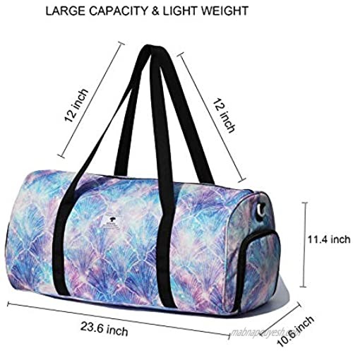 Duffle Bag Water-resistant Weekender Bags Overnight Travel Light-weight Carry On Tote Bag with Luggage Sleeve