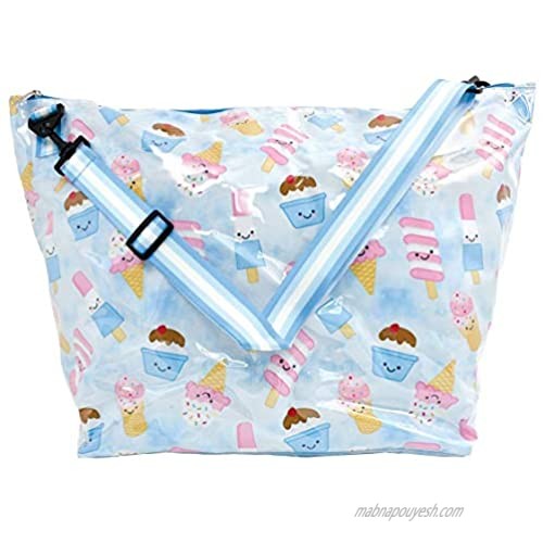 iscream 'Ice Cream Cuties' Weekender 23.5" x 16" x 9" Travel Tote Bag with Adjustable Strap