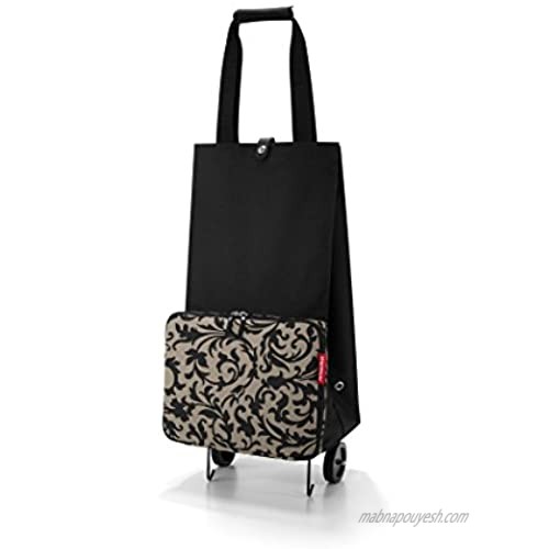 reisenthel Foldable Trolley Bag  Packable Oversized Tote with Wheels  Baroque Taupe