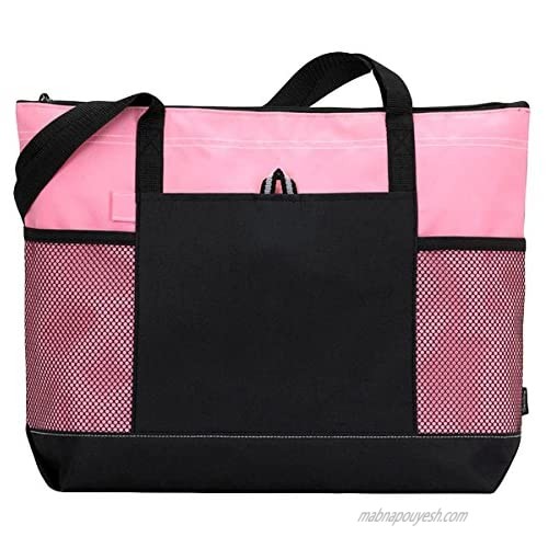 Select Zippered Tote - Pink