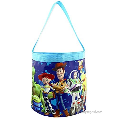 Toy Story 4 Boys Girls Collapsible Nylon Gift Basket Bucket Toy Storage Tote Bag (One Size  Toy Story 4)