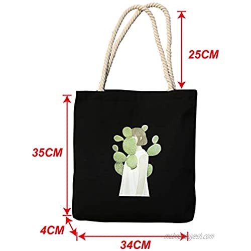 Zipper Canvas Tote with Interior Pocket Reusable Washable and Ecofriendly Perfect for Beach Shopping Travelling and So on.