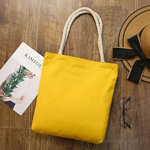 Zipper Canvas Tote with Interior Pocket Reusable Washable and Ecofriendly Perfect for Beach Shopping Travelling and So on.