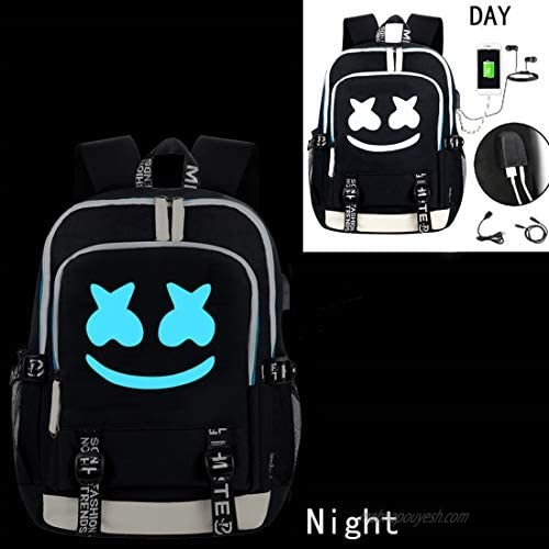 Cute DJ Backpack FYEKR School Backpack for Boys Laptop Backpack Waterproof Travel Hiking Backpack for Boys Girls