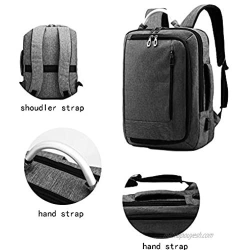 Laptop Backpack Travel Computer Bag with USB Charging Port Laptop carrier bags for Women & Men Fits laptop cases 15.6 inch