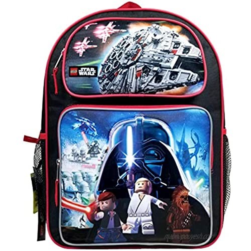 Lucasfilm New Lego Star Wars Large 16" Backpack #SLCF16