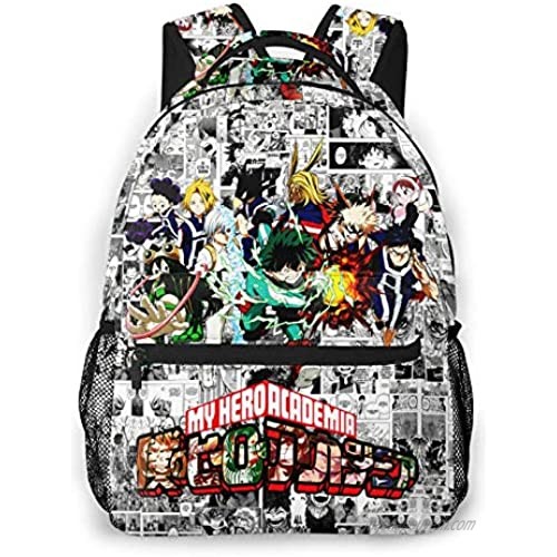 My Hero Academia School Bags Cartoon Backpack Shouto Todoroki Shoto Hand Computer Daypack Bookbag Youth Boys Girls Students