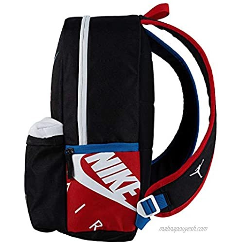 Nike Air Jordan Jumpman What The AJ4 4 IV Backpack 15 Laptop Backpack (One Size Black(9A0377-023)/White)