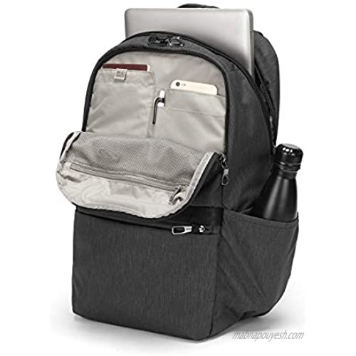 Pacsafe Men's Metrosafe X Anti Theft 25L Backpack-With Padded 15 Laptop Sleeve Carbon Grey
