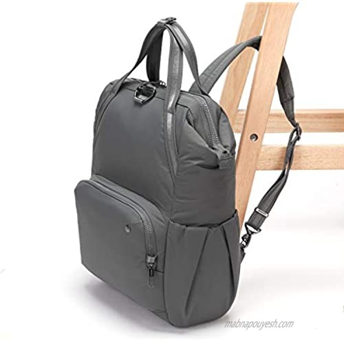 Pacsafe Women's Citysafe CX 17L Anti Theft Backpack-Fits 13 inch Laptop Econyl Storm One Size