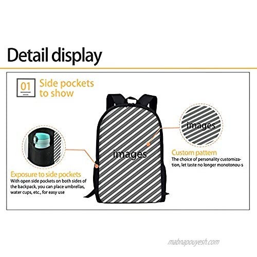 Shark Pattern Blood Backpack For Travel Laptop Daypack 3d Print Bag For Men 1
