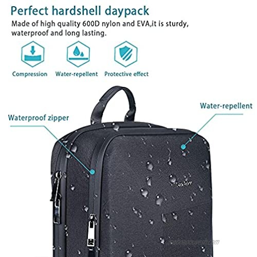 Smatree Laptop Backpack for Men Business Travel Laptop Backpack Shock Protective Slim Laptop Bag for 16 inch MacBook Pro Macbook Pro 2019 2018 2017 and More 12.9/13/14/15/15.4/15.6 inch Laptop