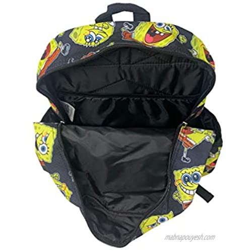 SpongeBob SquarePants 16 Large Allover Print Backpack with Laptop Sleeve - 20652