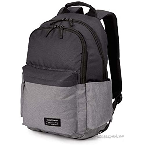 SWISSGEAR 2789 Laptop Backpack for Men and Women  Ideal for Commuting  Work  Travel  College  and School  Fits 13 Inch Laptop Notebook - Grey/Black