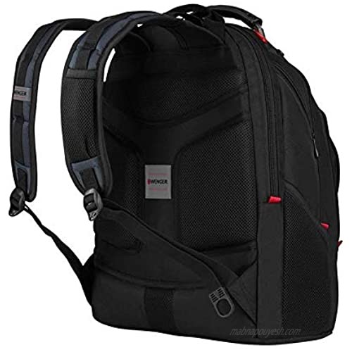 Swissgear Wenger Ibex 17 Laptop Deluxe Backpack With Tablet Pocket Black/Blue