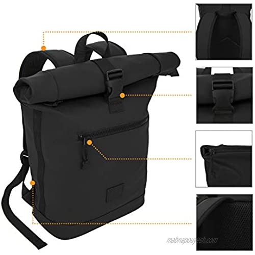 XRAY Expandable Roll Top Waterproof Trendy Backpack With Laptop Pocket