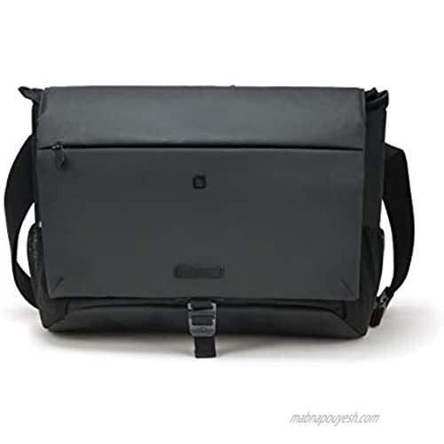 DICOTA Eco Messenger Bag Move Bag - Made from Recycled PET Bottles 13-15.6 inches Black