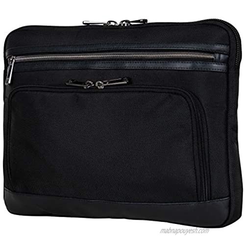 Heritage Travelware Streeterville 15.6” Laptop & Tablet Business Case Computer Sleeve Bag Black