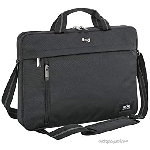 Solo New York Rivington Slim Briefcase Fits 15.6" Laptop  Black