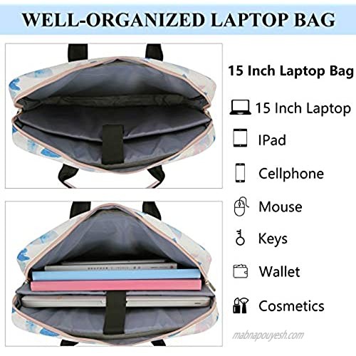Laptop Messenger Bag Lightweight Women Laptop Case fit 13 14 15.6 Inch Computer