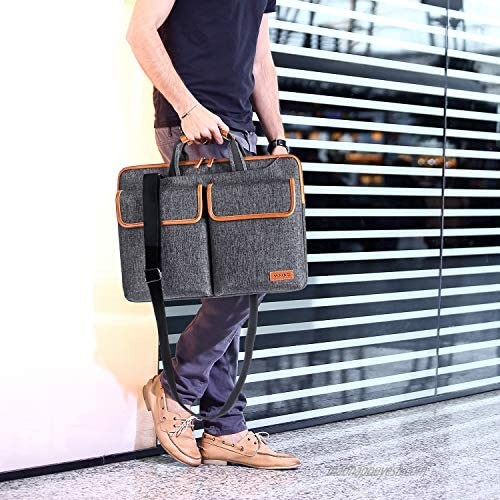MCHENG 10-17.3 Inch Laptop Case Briefcase Shoulder Messenger Bag